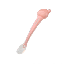 Special Soft Sensitive Handle Food First Stage Self Baby Feeding Drop Spoon